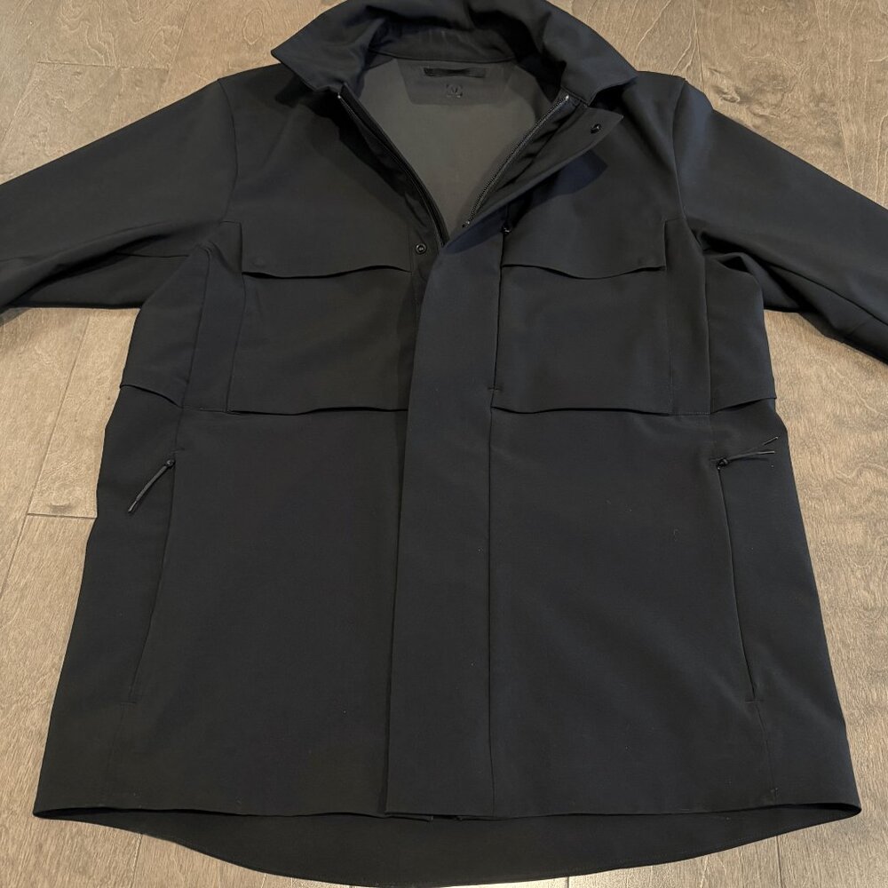 Men's Lululemon Black Utility Track Jacket w/ 5 Pockets, Size Medium